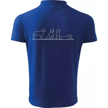 Pánská košile Lagotto romagnolo postavy linka - Polokošile pánská Pique Polo 203 - S ( Královská modrá )