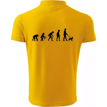 Pánská košile Lagotto romagnolo Evoluce - Polokošile pánská Pique Polo 203 - 2XL ( Žlutá )