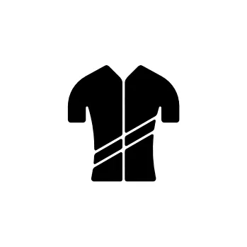 Samolepící etiketa Označto Štítky do šatny - bez popisku - Dresy Barva písma: Bílá