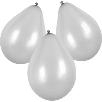 Karnevalový kostým Balónky stříbrné 6 ks
