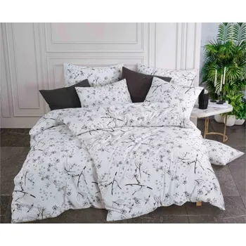 Povlečení FORBYT Souprava 1+1 ložního bavlněného povlečení, Kytičky