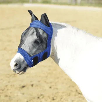 Koňská maska proti hmyzu BUSSE Maska proti hmyzu Fly Buckler II BUSSE, s ochranou uší, royal blue FULL