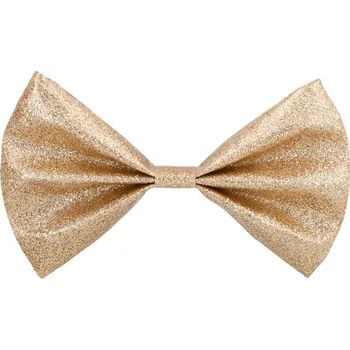 Motýlek glitrový zlatý