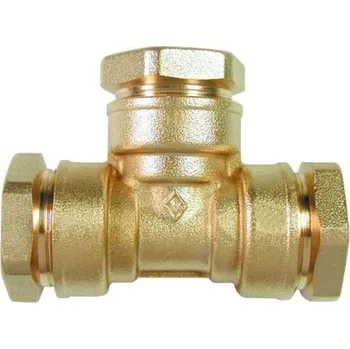 Vodovodní potrubí Bugatti VALVOPAT BT T-kus 40mm, svěrný, voda/plyn, mosaz