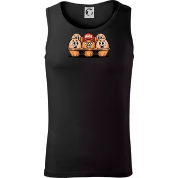 Trumps Eggs - Tílko pánské Core - XL ( Černá )