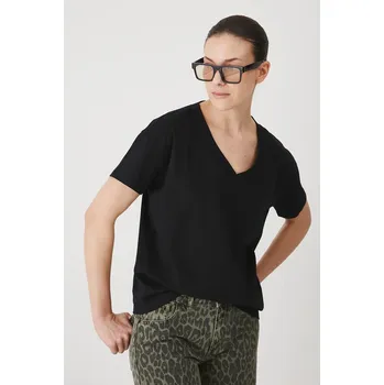 Dámské tričko Bavlněné tričko Medicine dámské, černá barva RS24.TSD074 99X, vel. XL