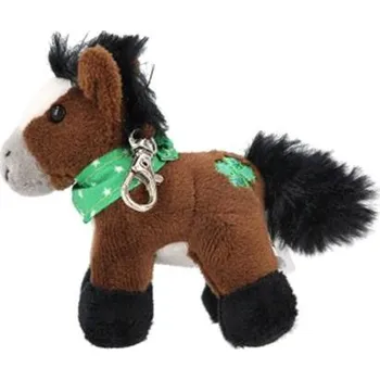 plyšák Plyšový přívěsek na klíče Miss Melody, hnědý koník