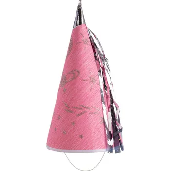 Karnevalový kostým Klobouček víla růžový s glitrem