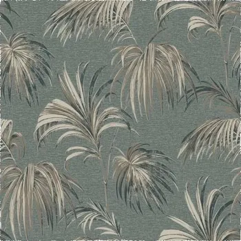 Tapeta Tapeta na zeď imitace bambusových listů, moderní rostlinný motiv