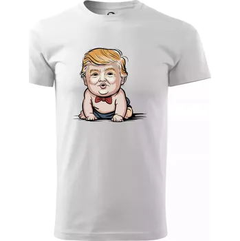 Baby trump - Triko extra velké (5-8XL) - 8XL ( Bílá )