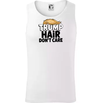 Trump hair dont care - Tílko pánské Core - M ( Bílá )