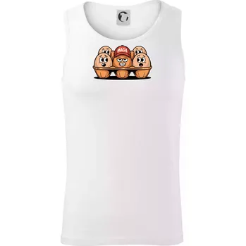 Trumps Eggs - Tílko pánské Core - S ( Bílá )