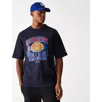 Triko New Era - MLB World Series Oversized Tee - LA Dodgers - Navy velikost L
