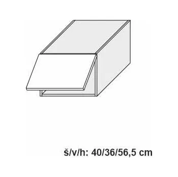 Kuchyňská skříňka Kuchyňská skříňka horní QUANTUM MINT W6B 40 - grey