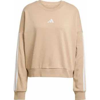 Pánská móda adidas Essentials 3-Stripes French Terry mikina - 0 - hnědá - XS