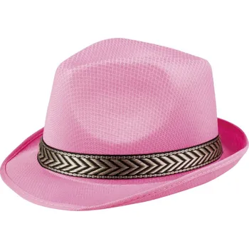 Párty klobouk růžový se stužkou