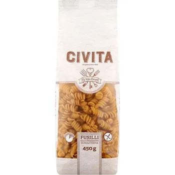 Těstoviny kukuřičné vřetena 450g Civita bez lepku 5923