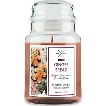 Svíčka Svíčka Purple River velká, Gingerbread