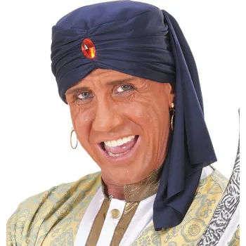 Karnevalový kostým Turban Ali Baba modrý