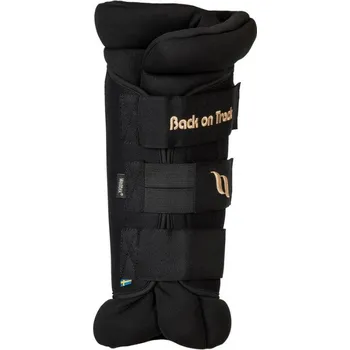 Ochrana nohy a ocasu BACK ON TRACK Chrániče hlezenní Royal Deluxe Back on Track, pár, černé S