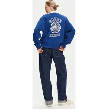 Dámské oblečení Guess Jeans Mikina W5YQ16 K68I4 Modrá Oversize S
