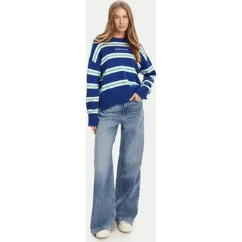 Dámský svetr Guess Jeans Svetr W4BR09 Z3HM1 Modrá Regular Fit L