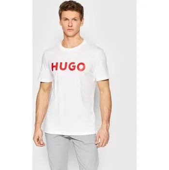 Pánské tričko Hugo T-Shirt Dulivio 50467556 Bílá Regular Fit L