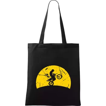 Nákupní taška Západ slunce kroska - Taška bavlněná - 42 x 38 cm ( Černá )