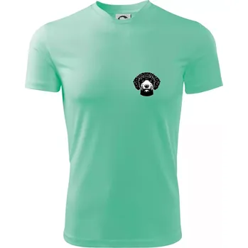 Lagotto romagnolo hlava na prsu - Dětské triko sportovní (dresovina) - 158 cm/12 let ( Mátová )