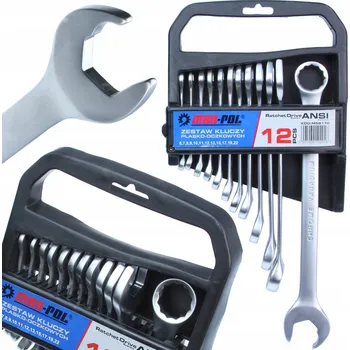 Ruční nářadí Sada ráčnových očkoplochých klíčů Ratchet Drive, 12 dílů (6–22 mm) – MAR-POL M58170