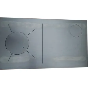 Sporák na tuhá paliva Plotna LITINA+OCEL-838 x 475-1P-pravá - dvoudílná