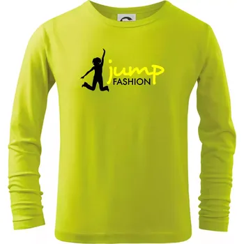 Dětská móda Jump fashion - Triko dětské Long Sleeve - 158 cm/12 let ( Limetková )