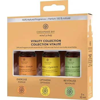Vonný olej Sada aroma olejů Chesapeake Bay Candle, Vitality Collection