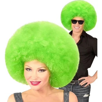 Karnevalová paruka Oversize paruka zelené afro