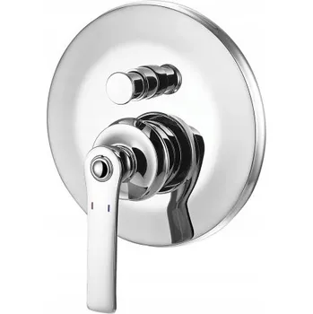 Vodovodní baterie Podomítková sprchová baterie Omnires Armance, stříbrná