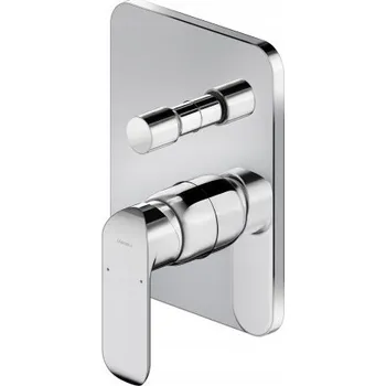 Vodovodní baterie Podomítková vanová a sprchová baterie Omnires SACRAMENTO stříbrná