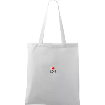 Nákupní taška I Love LDN - Taška bavlněná - 42 x 38 cm ( Bílá )