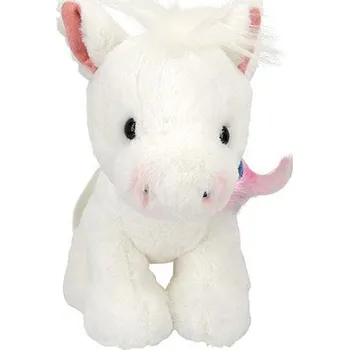 plyšák Plyšový koník Miss Melody, bílý, 20 cm