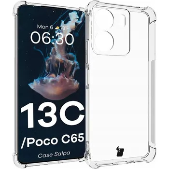 Pouzdro na mobilní telefon Zadní Kryt Bizon pro Xiaomi Redmi 13C bezbarvý