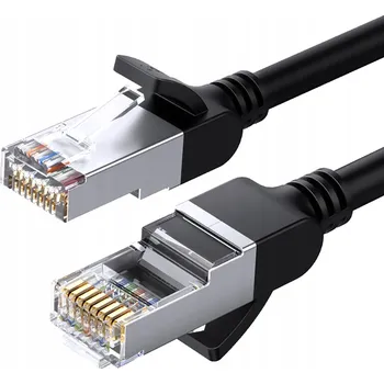 Datový kabel Kabel Ugreen NW101 50192 Ethernet Cat 6 U/UTP kulatý 2 m - černý