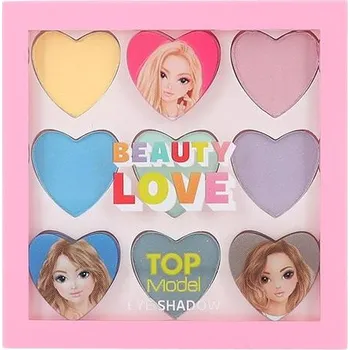 Oční stíny Sada třpytivých očních stínů Top Model Beauty Love