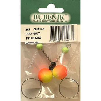 Signalizace záběru Bubeník - Číhátko pod prut 18mm, 2ks barva žlutá,červená