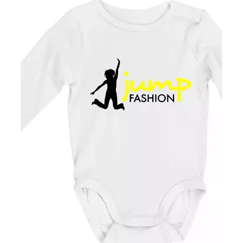 Kojenecký body Jump fashion - Body kojenecké s dlouhým rukávem - Dlouhý r. do 3 měs ( Bílá )