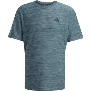 Pánské oblečení Pánské sportovní tričko adidas TRAIN ESSENTIALS TEE S Tmavě zelená, Tmavě modrá, Černá