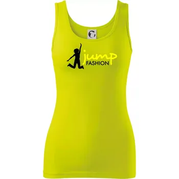 Dámské tričko Jump fashion - Dámské tílko - 2XL ( Limetková )