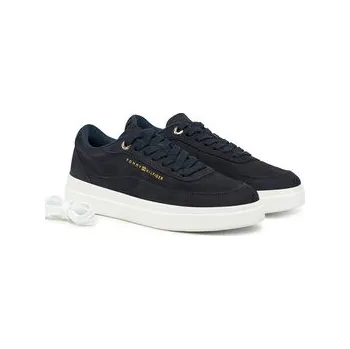 Dámské tenisky Sneakersy Tommy Hilfiger Modern Court Sneaker Nubuck FW0FW08462 Tmavomodrá 37