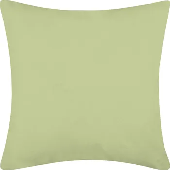 Povlak na dekorativní polštářek DARRÉ Bavlněný povlak na polštář Jednobarevný perkálový - pistáciový Velikost: 40 x 40