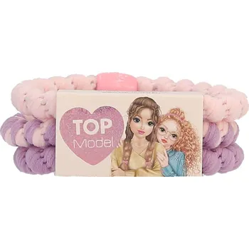 Sada 3 gumiček do vlasů Top Model, fialové odstíny