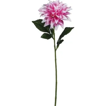 umělá květina Umělá květina jiřina 53 cm růžová