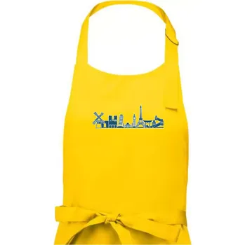 Kuchyňská zástěra Památky světa - Dámská zástěra na vaření - Univerzální velikost ( Žlutá )